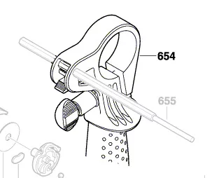 Poignée supplémentaire réf. 2 602 025 125 Bosch